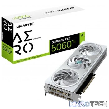 Gigabyte GeForce RTX 5060 Ti AERO OC 8GB GDDR7 128-bit PCIe 5.0 Graphics Card