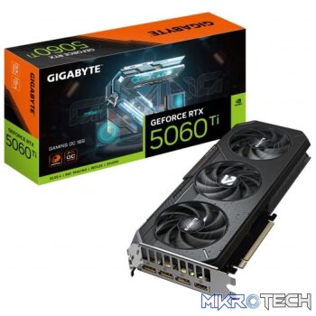 Gigabyte GeForce RTX 5060 Ti GAMING OC 16GB GDDR7 128-bit PCIe 5.0 Graphics Card