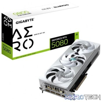 Gigabyte GeForce RTX 5080 AERO OC SFF 16GB GDDR7 256-bit PCIe 5.0 Graphics Card