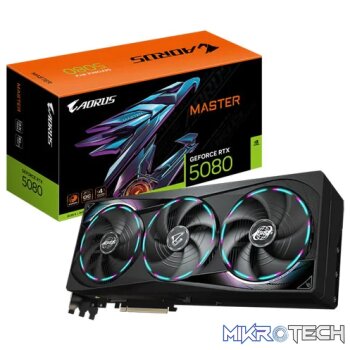 Gigabyte GeForce RTX 5080 AORUS MASTER 16GB GDDR7 256-bit PCIe 5.0 Graphics Card