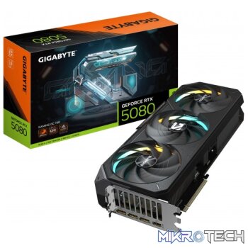 Gigabyte GeForce RTX 5080 GAMING OC 16GB GDDR7 256-bit PCIe 5.0 Graphics Card
