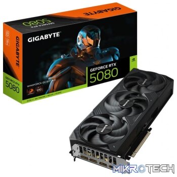 Gigabyte GeForce RTX 5080 WINDFORCE OC SFF 16GB GDDR7 256-bit PCIe 5.0 Graphics Card