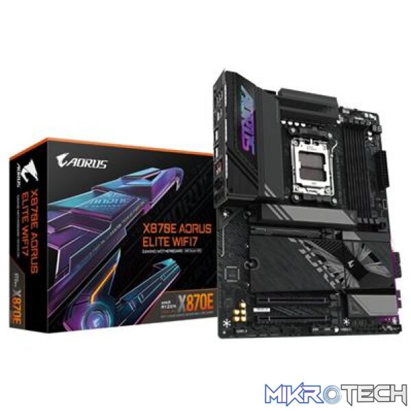 Gigabyte X870E AORUS ELITE WIFI7 AMD Ryzen Socket AM5 ATX Motherboard Gigabyte X870E AORUS ELITE WIFI7 AMD Ryzen Socket AM5 ATX Motherboard
