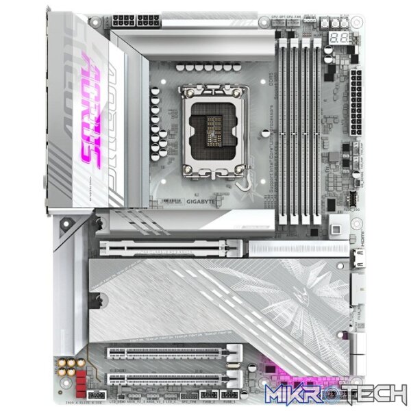 Gigabyte Z890 AORUS ELITE X ICE Intel LGA1851 ATX Motherboard - Image 2