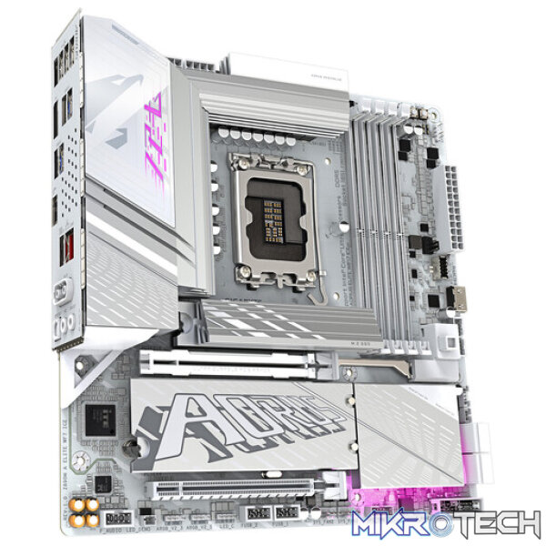 Gigabyte Z890M AORUS ELITE WIFI7 ICE Intel LGA 1851 Micro-ATX Motherboard - Image 3