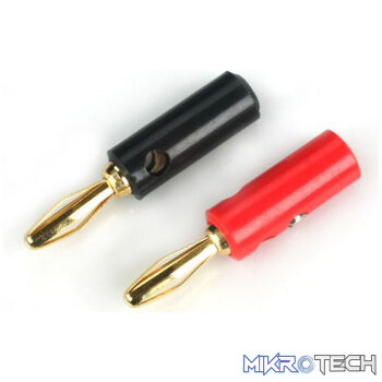 Gold Banana Plug Set with Screws