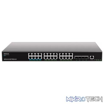 Grandstream Enterprise 24-Port L3 Managed PoE++ Switch | GWN7813P