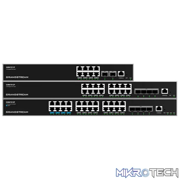 Grandstream Enterprise L3 8 port Managed 2.5GbE PoE++ Switch 240W | GWN7822P - Image 3