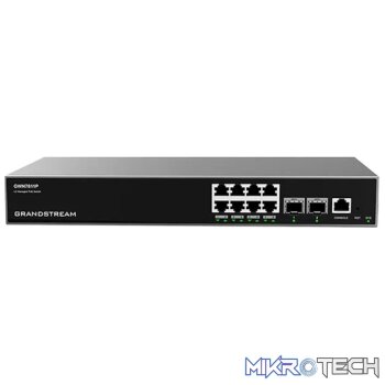 Grandstream Enterprise L3 8 port Managed GbE PoE+ Switch 120W | GWN7811P