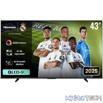 HISENSE LEDN43Q6Q QLED 60hz 4k Smart 43''