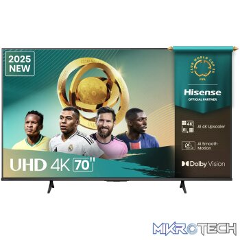 HISENSE LEDN70A6Q UHD 60hz 4k Smart 70''