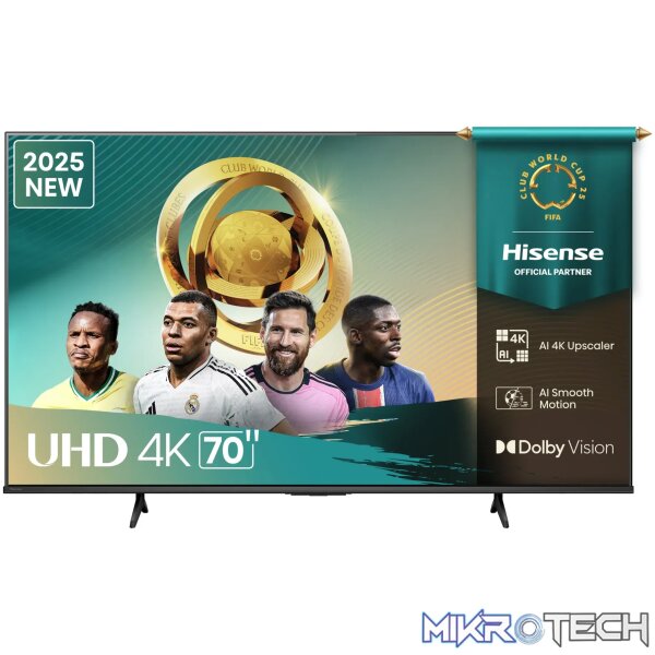 HISENSE LEDN70A6Q UHD 60hz 4k Smart 70'' HISENSE LEDN70A6Q UHD 60hz 4k Smart 70''