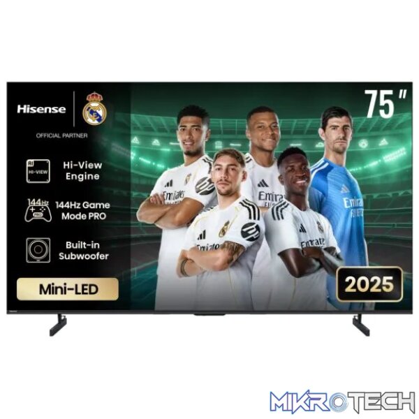 HISENSE LEDN75U7Q 75'' Mini LED QLED 144hz 4k Smart HISENSE LEDN75U7Q 75'' Mini LED QLED 144hz 4k Smart