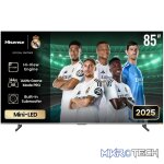 HISENSE LEDN85U7Q 85'' Mini LED QLED 144hz 4k Smart