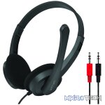 HS240 On-Ear Wired Stereo Headset with Flex Mic Dual 3.5mm Aux
