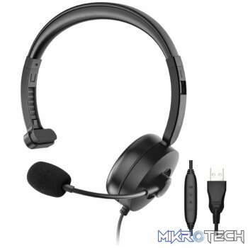 HU620 Single-Sided Headset USB with Flexible Mic