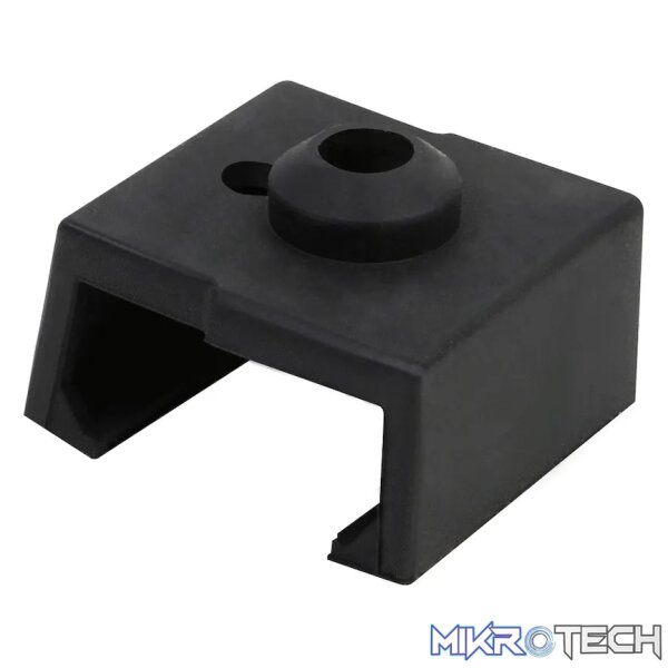 Heating Block Silicone Cover (23x23x17) - Flame-Retardant Silicone - Black - Image 3