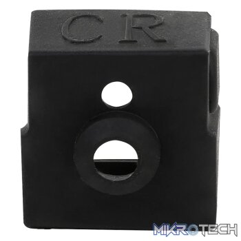 Heating Block Silicone Cover (23x23x17) - Flame-Retardant Silicone - Black
