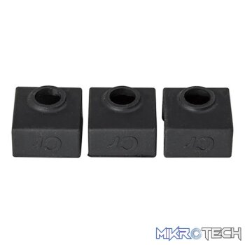 Heating Block Silicone Cover (23x23x17.5xT1.5) - Black