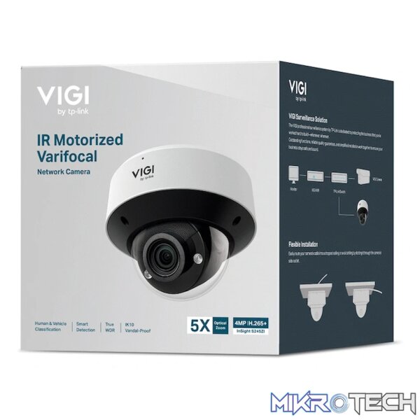 InSight S245ZI VIGI 4MP IR Motorized Varifocal Dome Network Camera InSight S245ZI VIGI 4MP IR Motorized Varifocal Dome Network Camera