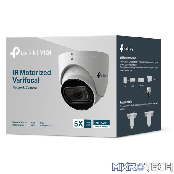 InSight S445 (2.8mm) VIGI 4MP Full-Color Turret Network Camera InSight S445 (2.8mm) VIGI 4MP Full-Color Turret Network Camera