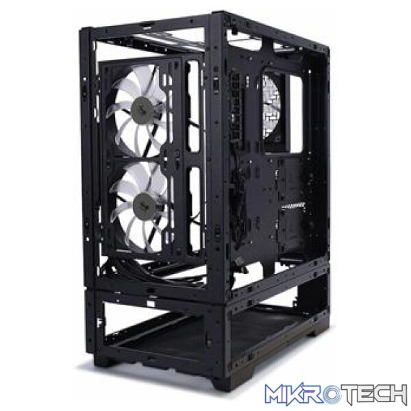 InWin ModFree Base Edition ARGB Modular Full Tower E-ATX Black Gaming Chassis - Image 4