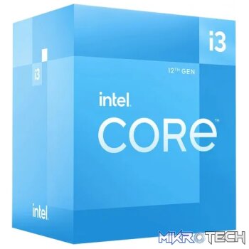 Intel Core i3 12100 Up to 4.3 GHZ; 4 Core (4P+0E); 8 Thread; 12MB Smartcache; 60W TDP - Intel Laminar RM1 Cooler included