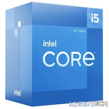 Intel Core i5 12400 Up to 4.4 GHZ; 6 Core (6P+0E); 12 Thread; 18MB Smartcache; 65W TDP - Intel Laminar RM1 Cooler included S RL5