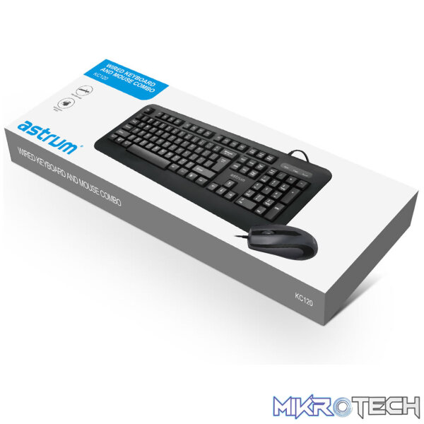 KC120 KEYBOARD MOUSE KIT CLASSIC 107KEYS - Image 4