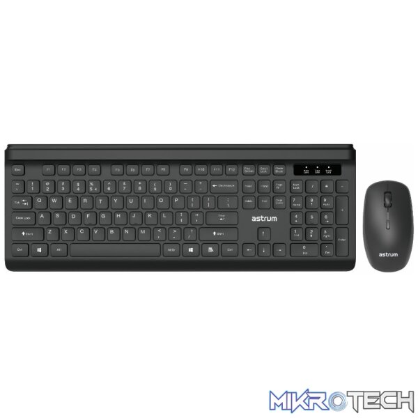 KW320 WIRELESS DESKSET COMBO 2.4GHZ BLAC - Image 2
