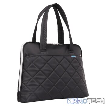Kingsons 15.6 inch Shoulder Laptop Bag - Black - Ladies in Fashion