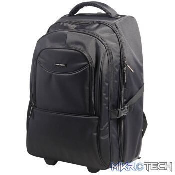 Kingsons Prime 15.6 inch Laptop Trolley Backpack - Black