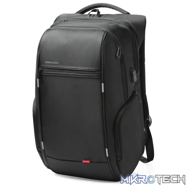 Kingsons Smart Series 17 inch Laptop Backpack - Black Kingsons Smart Series 17 inch Laptop Backpack - Black