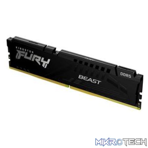 Kingston KF552C40BB-32 FURY BEAST Black 32GB(1 x 32GB) DDR5 5200MHz CL40 1.25V Desktop Memory Kingston KF552C40BB-32 FURY BEAST Black 32GB(1 x 32GB) DDR5 5200MHz CL40 1.25V Desktop Memory