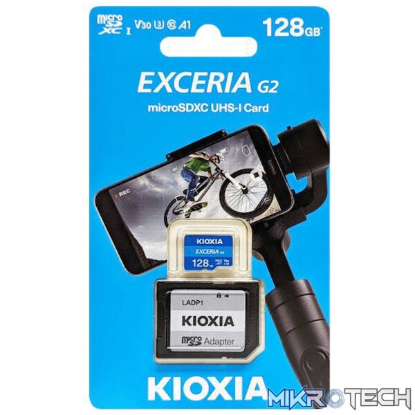 Kioxia 128gb Micro SDXC - UHS-I Card - 100MB/s Kioxia 128gb Micro SDXC - UHS-I Card - 100MB/s