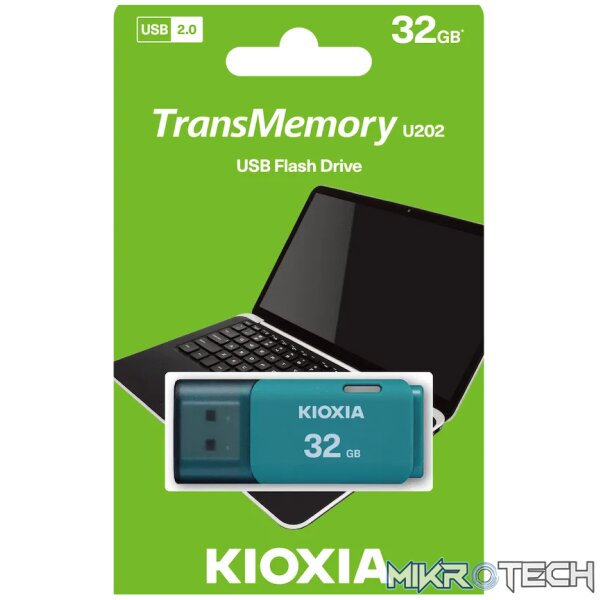 Kioxia 32gb USB 2.0 - Aqua - Image 2