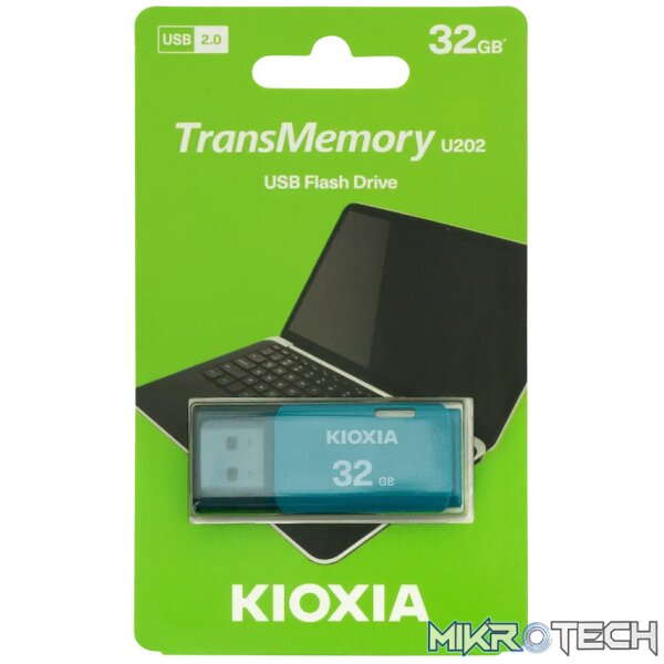 Kioxia 32gb USB 2.0 - Aqua Kioxia 32gb USB 2.0 - Aqua