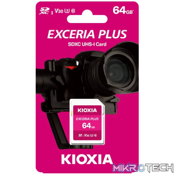 Kioxia N303 Exceria Plus SD 64gb CL10 Kioxia N303 Exceria Plus SD 64gb CL10