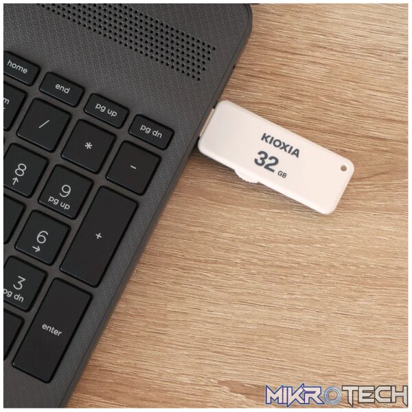 Kioxia U203W- 32GB USB 2.0 Yamabiko Slider Type - Image 4