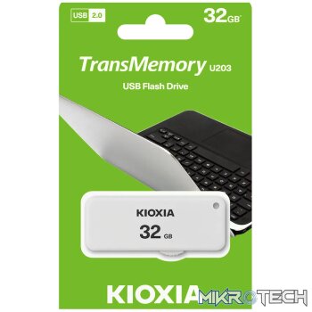 Kioxia U203W- 32GB USB 2.0 Yamabiko Slider Type