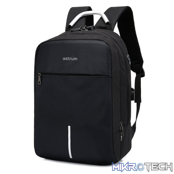 LB220 BACKPACK OXFORD 300D 15" BLACK/BLA - Image 2