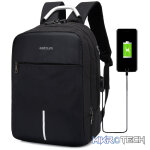 LB220 BACKPACK OXFORD 300D 15" BLACK/BLA - Image 4