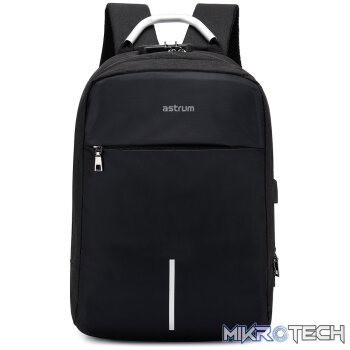 LB220 BACKPACK OXFORD 300D 15? BLACK/BLA
