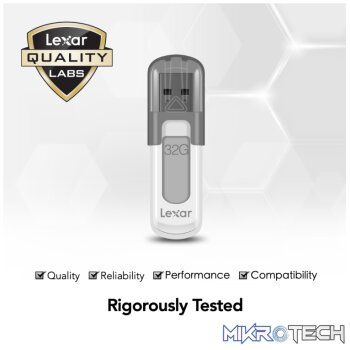 LEXAR 32GB V100 USB 3.0 JUMP DRIVE