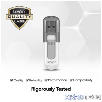 LEXAR 64GB V100 USB 3.0 JUMP DRIVE