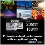 LEXAR BLU PLUS 256GB MICROSDXC C10 V10 - Image 3