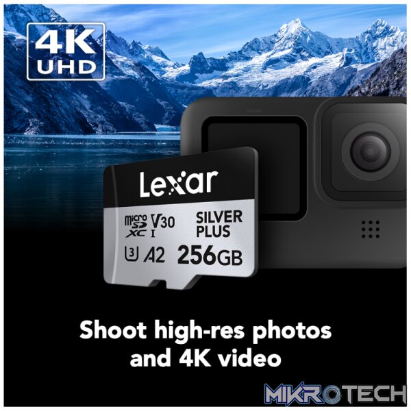 LEXAR BLU PLUS 256GB MICROSDXC C10 V10 - Image 4