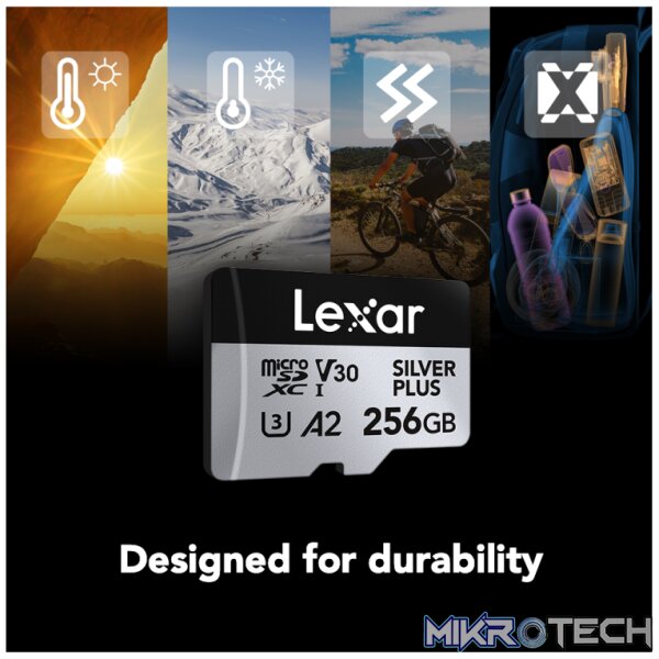 LEXAR BLU PLUS 256GB MICROSDXC C10 V10 - Image 5