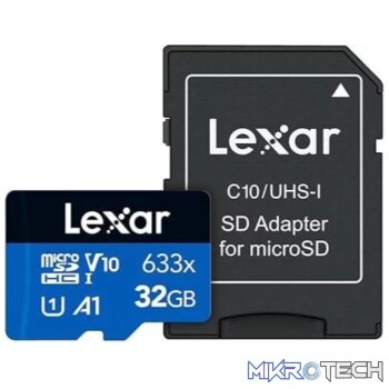 LEXAR BLU PLUS 32GB MICROSDHC C10 A1 U1