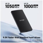 LEXAR SL300 EXTERNAL SSD 2TB BLACK - Image 3